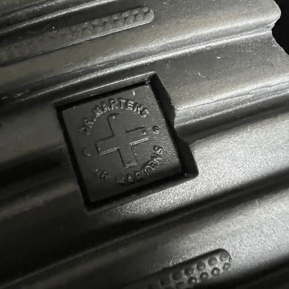 Dr.‎ Martens Blaire Platform Sandals White Patent Leather Women's 10 EU 42 Shoes - Picture 14 of 16